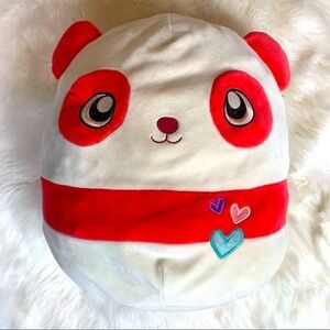 Penelope Panda squishmallow Red and White Valentine Squad 13”
